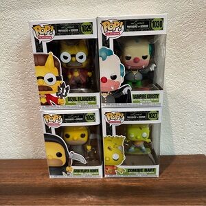 Funko Pop The Simpsons Treehouse Of Horror Lot